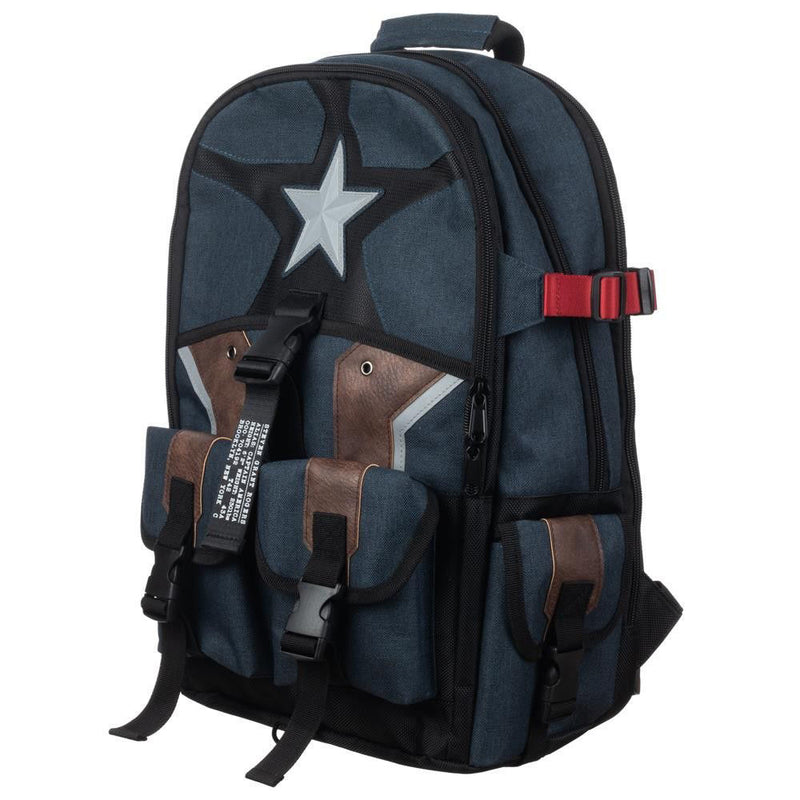 Bioworld Captain America Utility Standard Issue Laptop Backpack