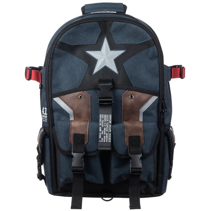 Bioworld Captain America Utility Standard Issue Laptop Backpack