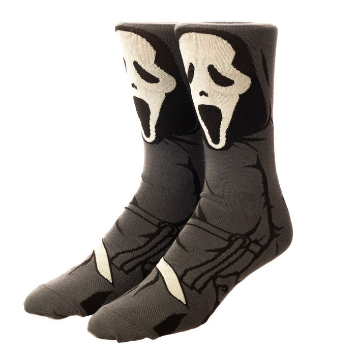 Scream Ghost Face Animigos 360 Character Mens Crew Socks