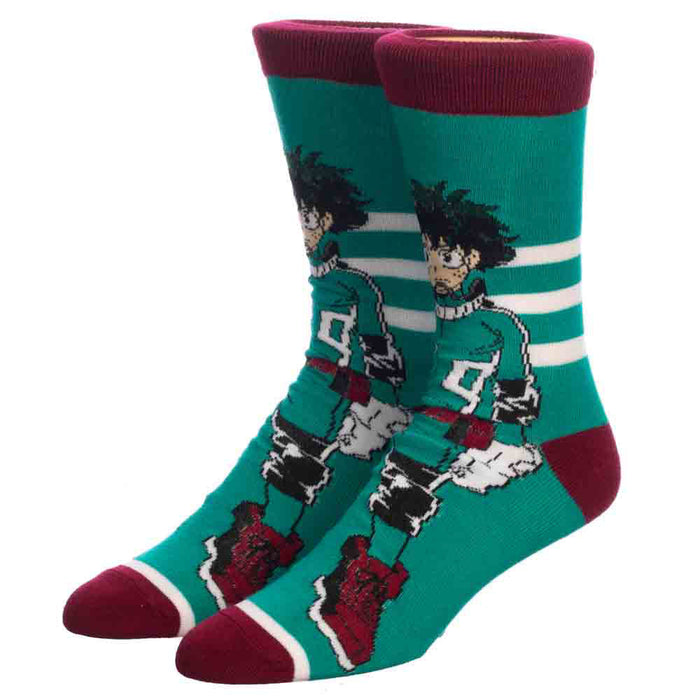 My Hero Academia Mens Crew Socks, 3 Pair  Box Set