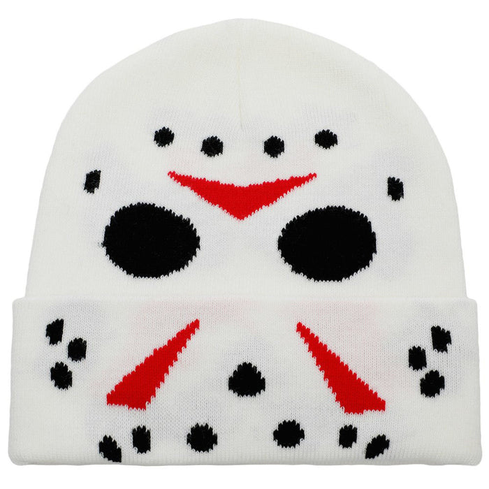 Friday The 13th Jason Glow In The Dark Cuffed Beanie