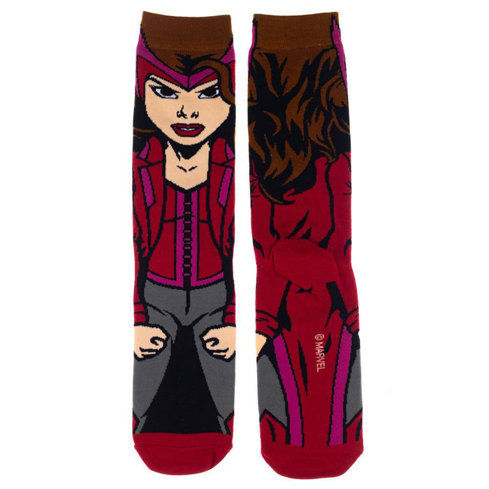 Bioworld Scarlet Witch Animigos 360 Character Mens Crew Socks