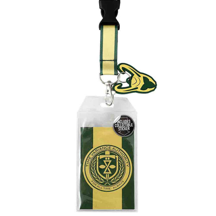 Bioworld Marvel Loki Time Variance Authority Lanyard