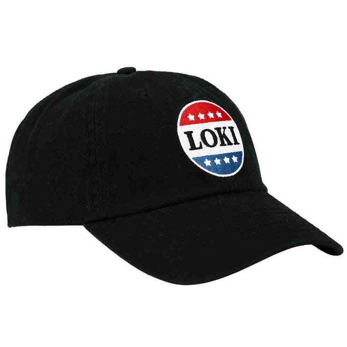 Marvel Loki Red White and Blue Campaign Embroidered Twill Hat