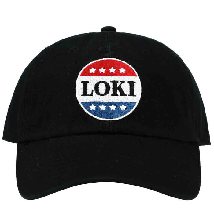 Marvel Loki Red White and Blue Campaign Embroidered Twill Hat