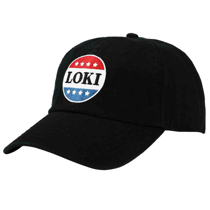 Marvel Loki Red White and Blue Campaign Embroidered Twill Hat