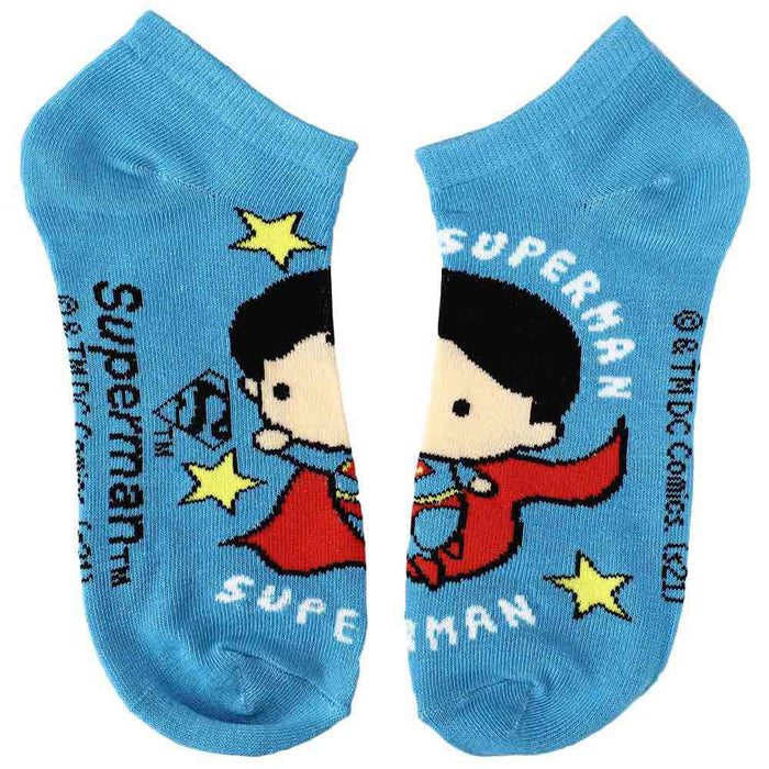 Bioworld DC Comics Justice League Chibi Ankle Socks, 5 Pairs