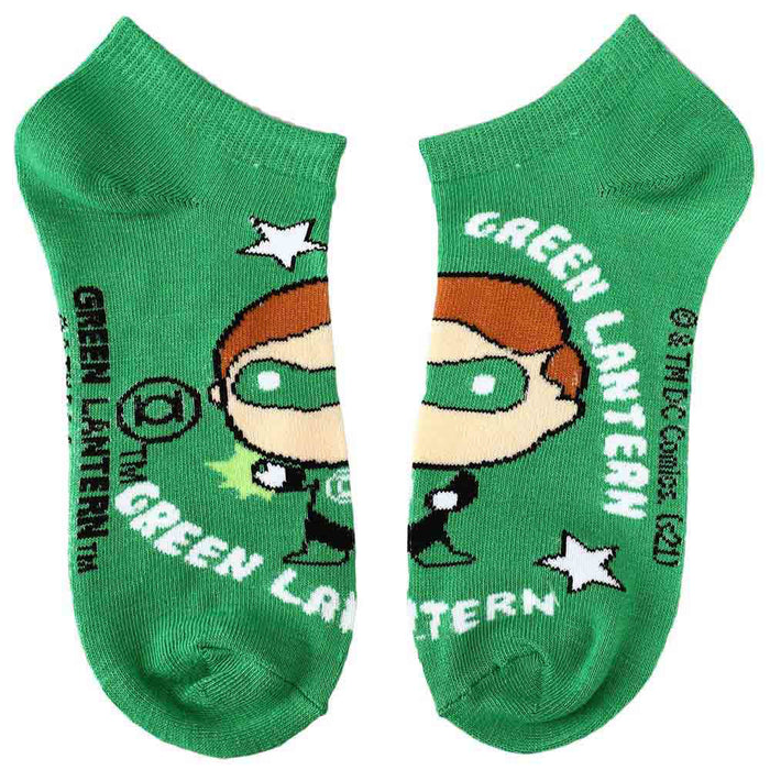 Bioworld DC Comics Justice League Chibi Ankle Socks, 5 Pairs