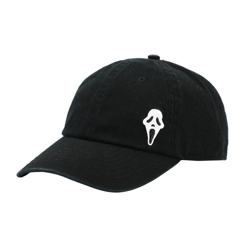 Ghost Face Embroidered Adjustable Baseball Cap