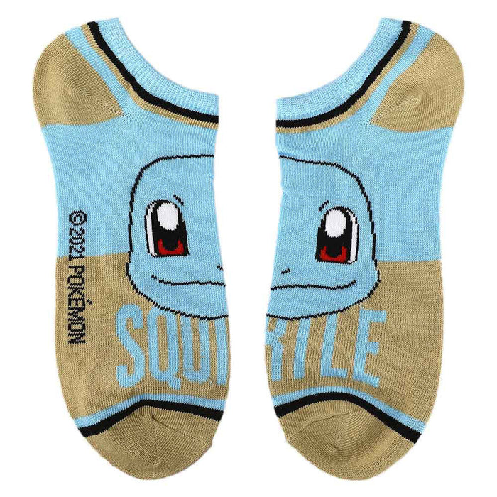 Bioworld Pokemon Character Names Ankle Socks, 6 Pairs