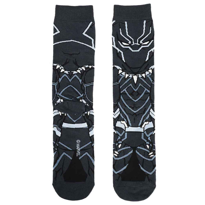 Bioworld Black Panther Animigos 360 Character Mens Crew Socks