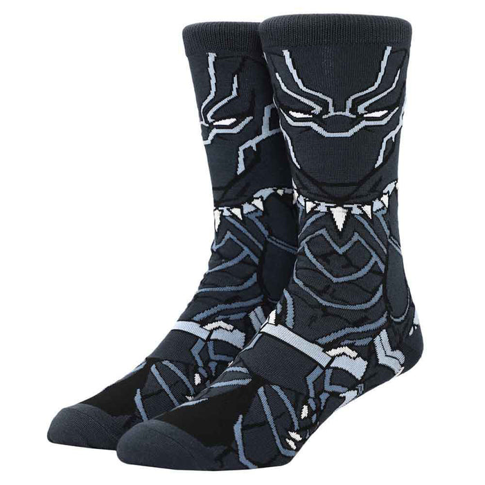 Bioworld Black Panther Animigos 360 Character Mens Crew Socks