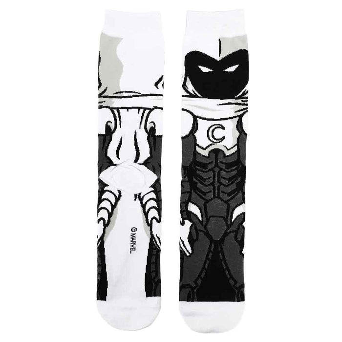 Bioworld Moon Knight Animigos 360 Character Mens Crew Socks