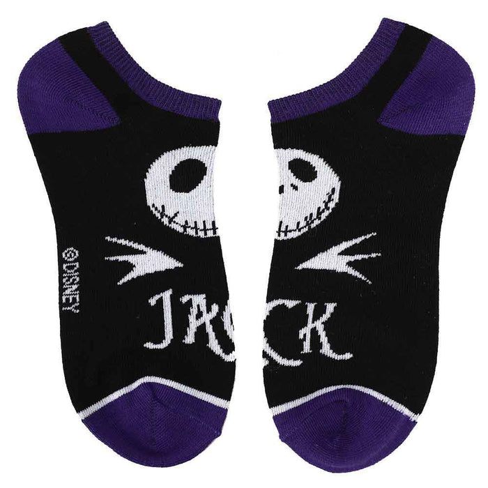 Bioworld The Nightmare Before Christmas Ankle Socks, 5 Pairs