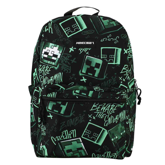 Bioworld Minecraft AOP Laptop Backpack