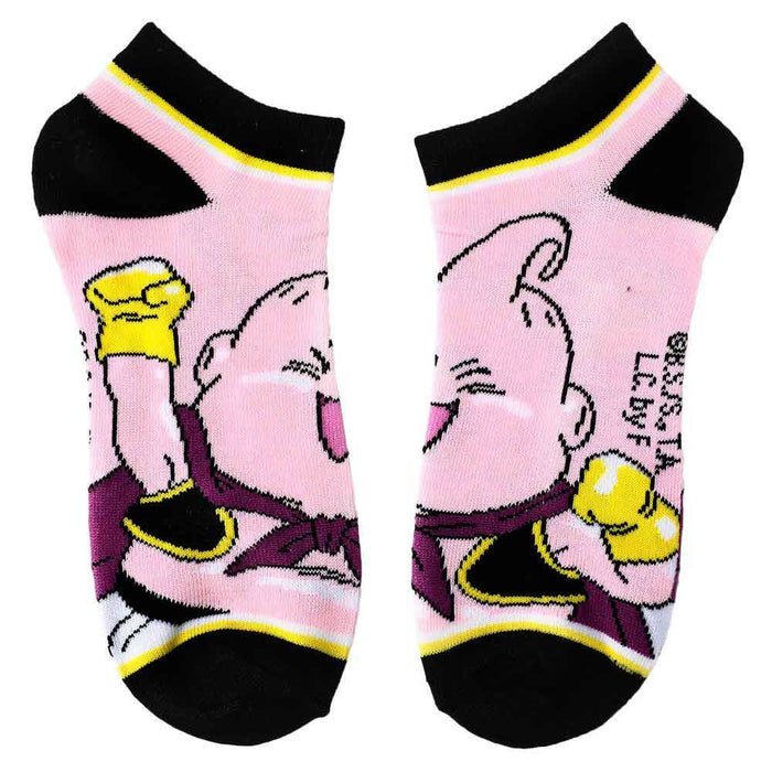 Bioworld Dragon Ball Z Chibi Characters Ankle Socks, 5 Pairs