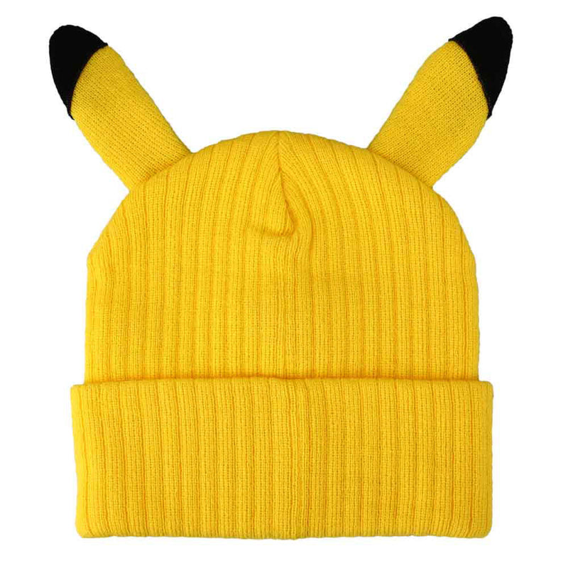 Pokemon Pikachu 3D Cosplay Cuff Beanie