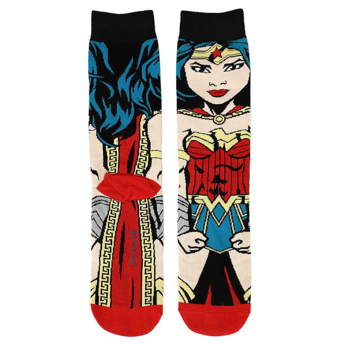 Bioworld DC Comics Justice League Mens Crew Socks, 3 Pairs