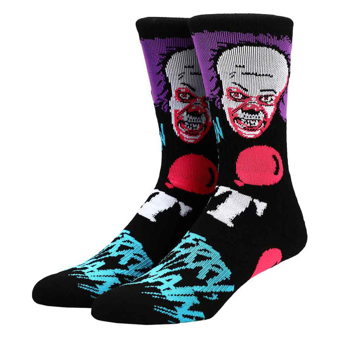 IT Classic Pennywise Black Light Mens Crew Sock