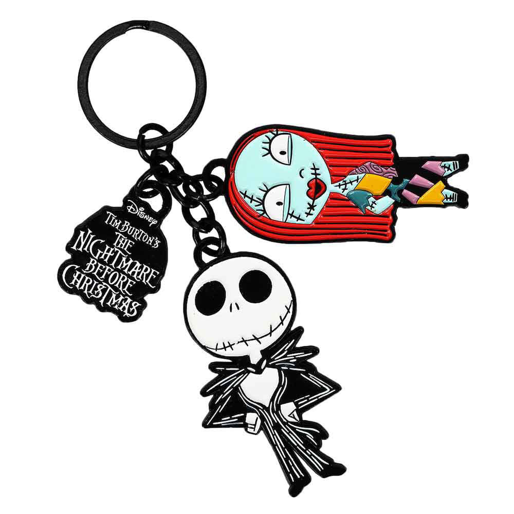 Bioworld Nightmare Before Christmas Jack & Sally Multi Charm