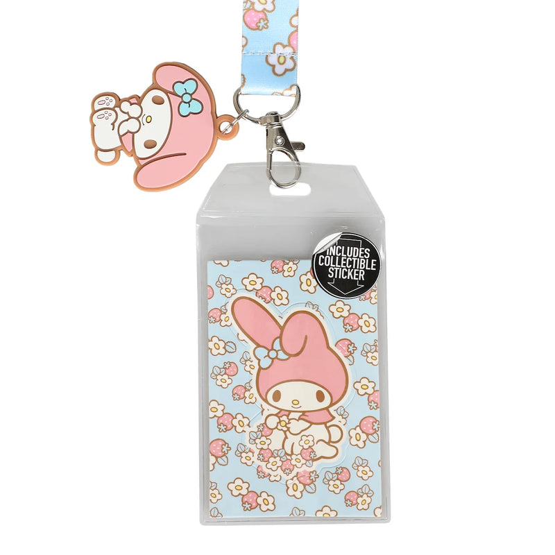Sanrio My Melody Floral Reversible Lanyard