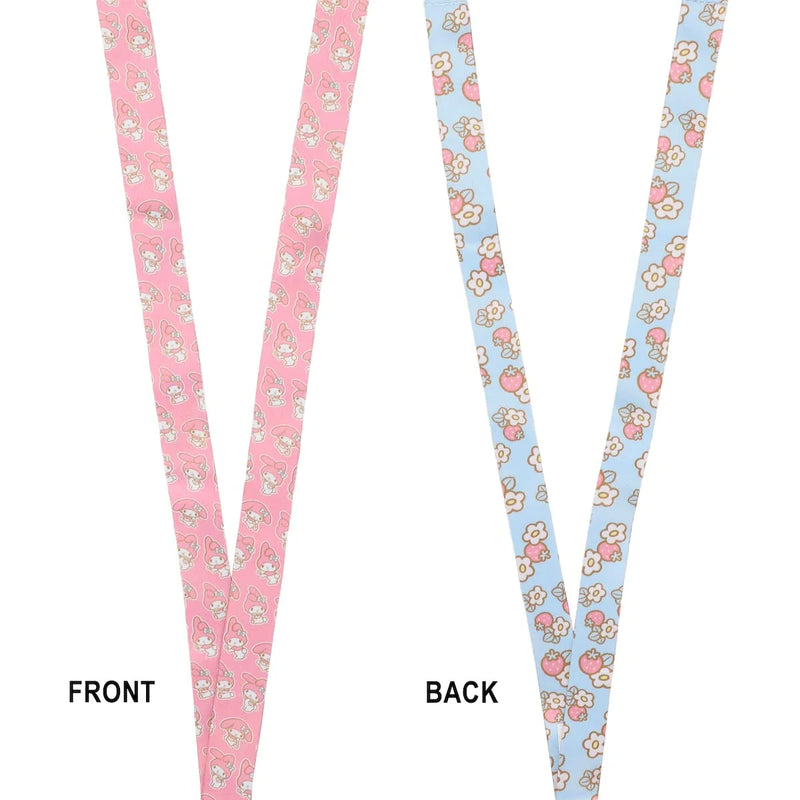 Sanrio My Melody Floral Reversible Lanyard