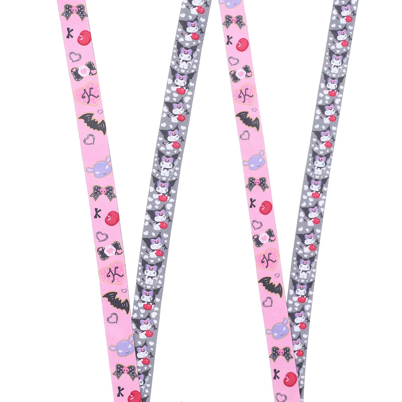 Sanrio Kuromi Cherries & Cookies Reversible Lanyard