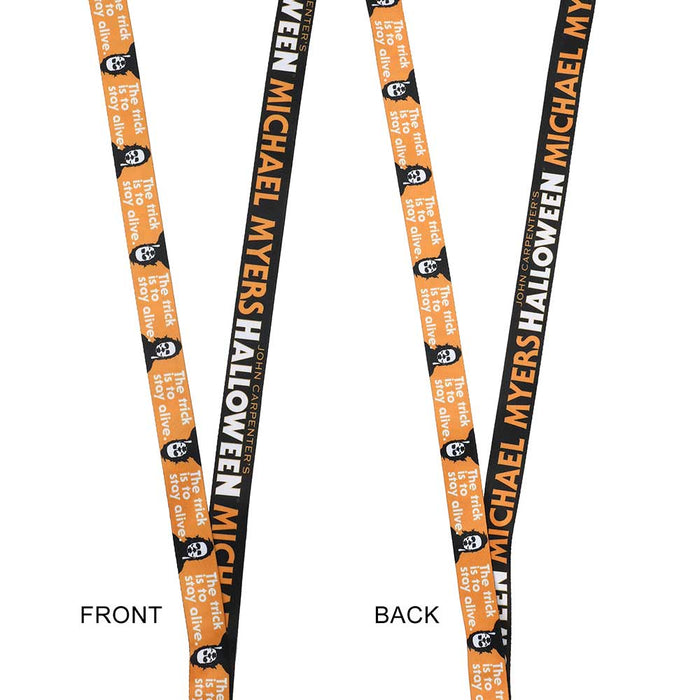 Halloween Michael Myers Stay Alive Lanyard