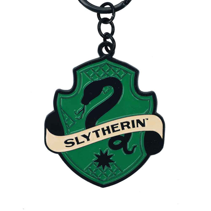 Harry Potter Slytherin Crest Enamel Filled Keychain