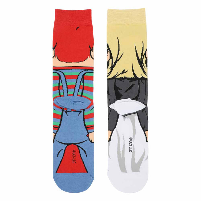 Chucky & Tiffany Animigos 360 Mens Crew Socks