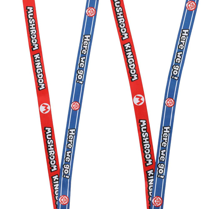 Bioworld Super Mario Mushroom Kingdom Lanyard