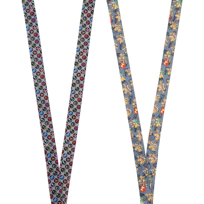 Super Mario Bowser AOP Lanyard