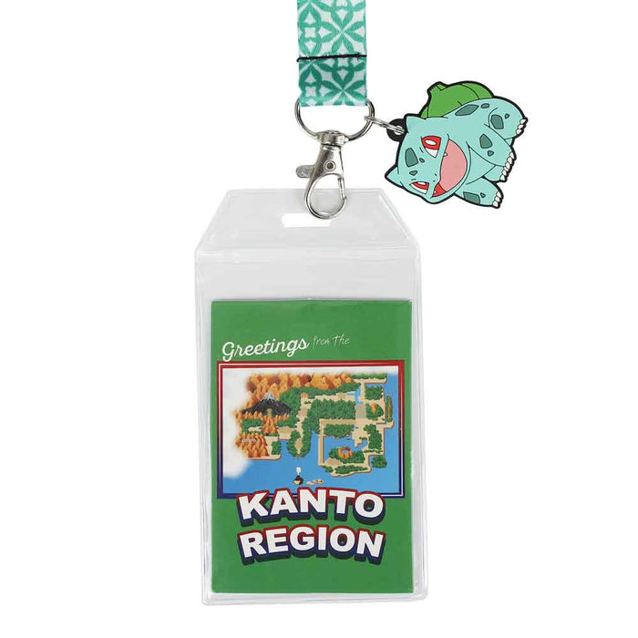 Pokemon Bulbasaur Kanto Region AOP Lanyard