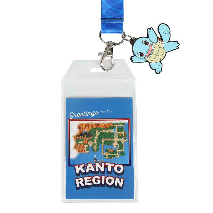 Pokemon Squirtle Kanto Region Lanyard