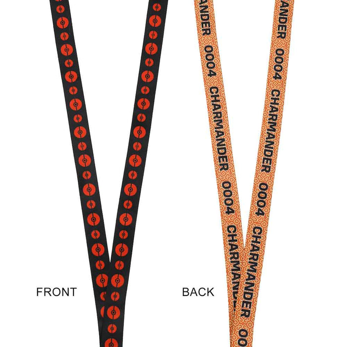 Pokemon Faces Charmander Kanto Region Lanyard