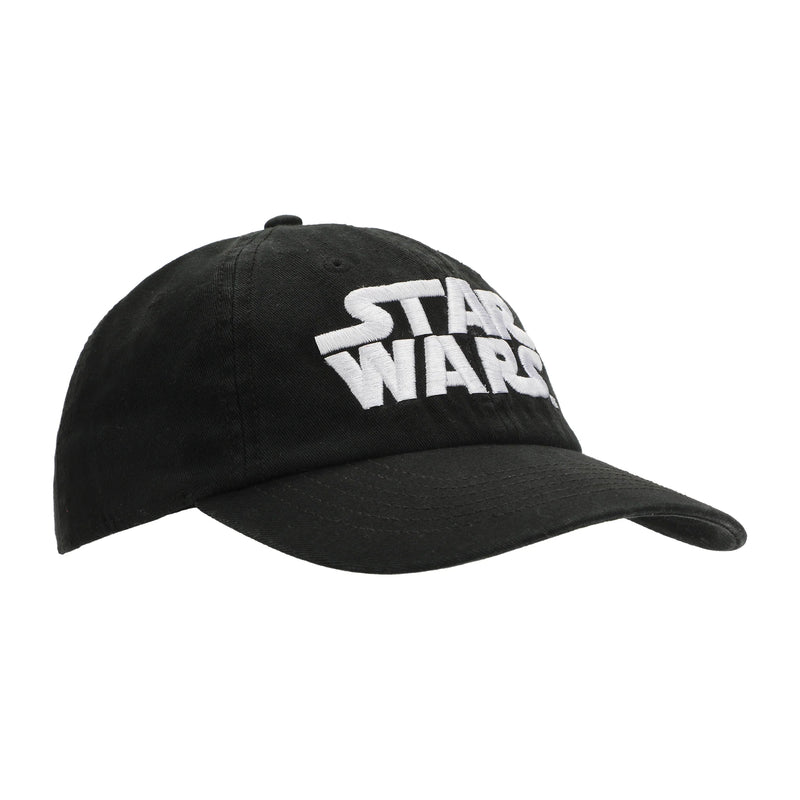 Star Wars Classic Logo Black Adjustable Dad Hat