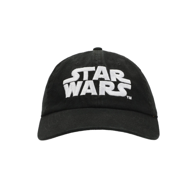 Star Wars Classic Logo Black Adjustable Dad Hat