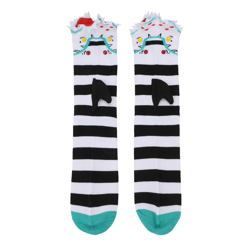 Beetlejuice 3D Sandworms Mens Crew Socks