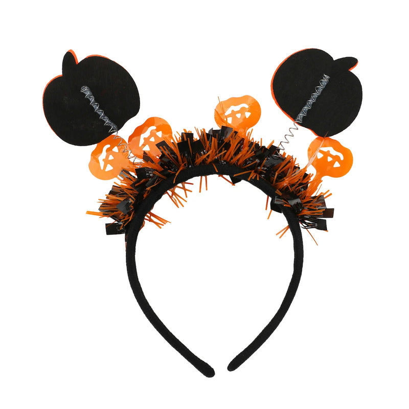 Halloween Bats & Pumpkins Cosplay Headbands, Set of 2 pieces