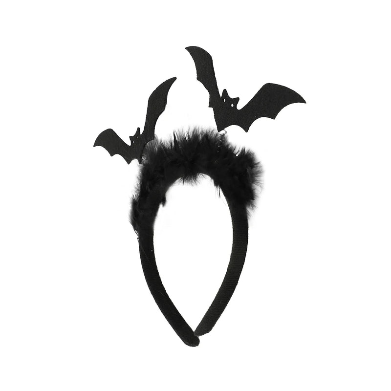 Halloween Bats & Pumpkins Cosplay Headbands, Set of 2 pieces