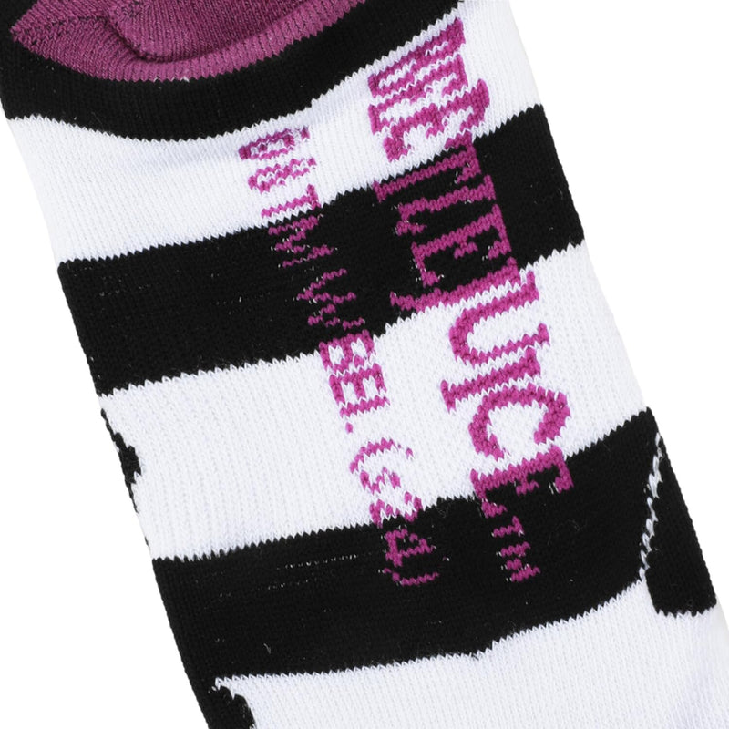 Beetlejuice UV Color-Changing White Athletic Mens Crew Socks