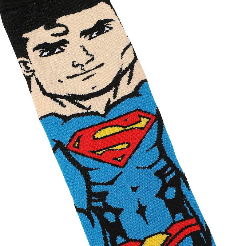 DC Comics Superman Cape Animigos 360 Men’s Crew Socks