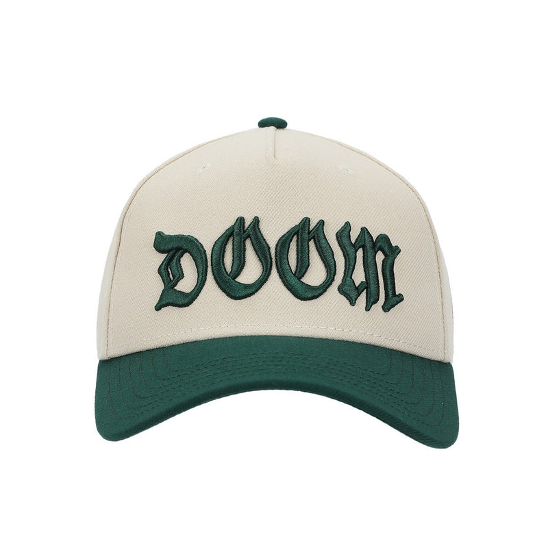 Marvel Dr. Doom Off-White & Green A-Frame Snapback Hat