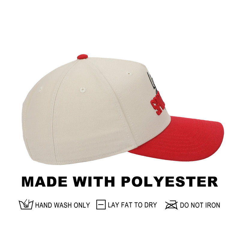 Marvel Ultimate Spider-Man Logo White & Red A-Frame Snapback Hat