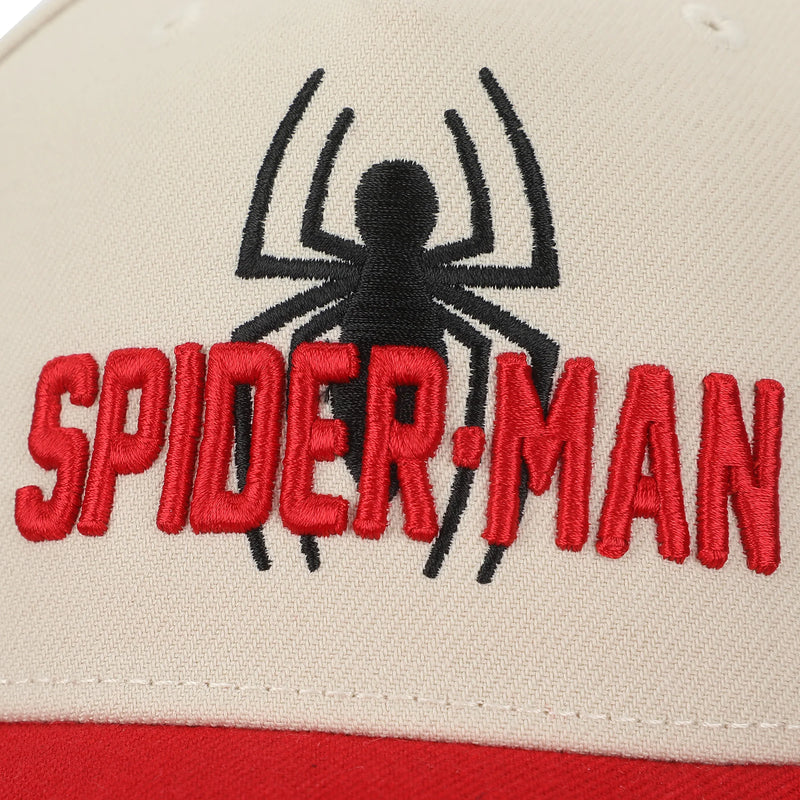 Marvel Ultimate Spider-Man Logo White & Red A-Frame Snapback Hat