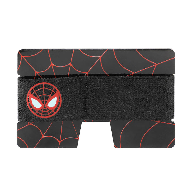 Marvel Miles Morales Game Mask & Logo Metal Card Wallet