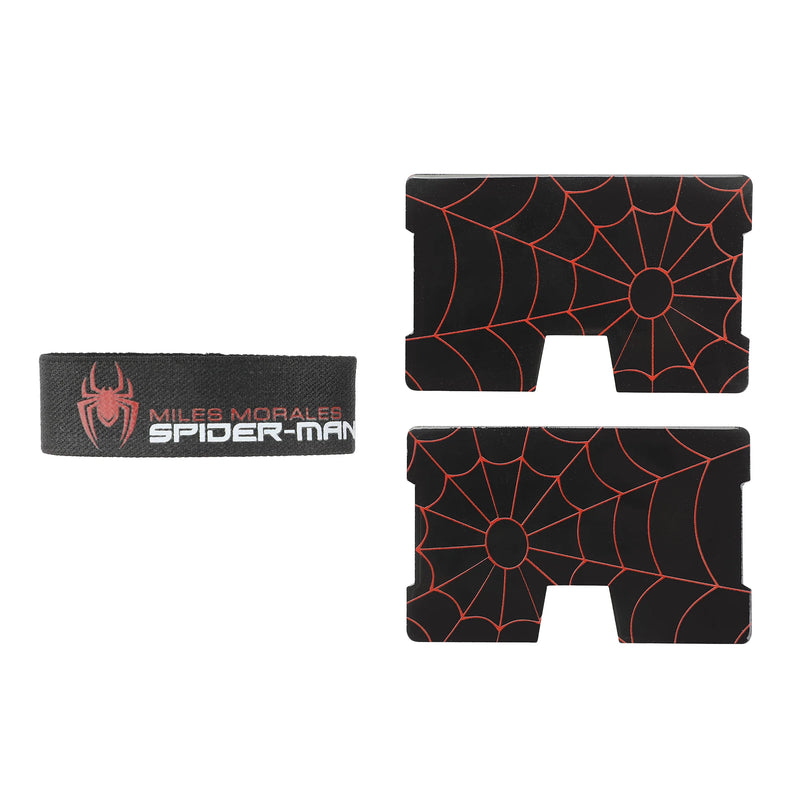 Marvel Miles Morales Game Mask & Logo Metal Card Wallet