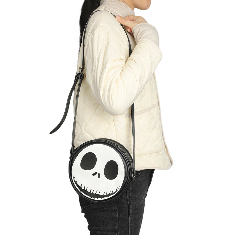 The Nightmare Before Christmas Jack Skellington Round Crossbody Bag