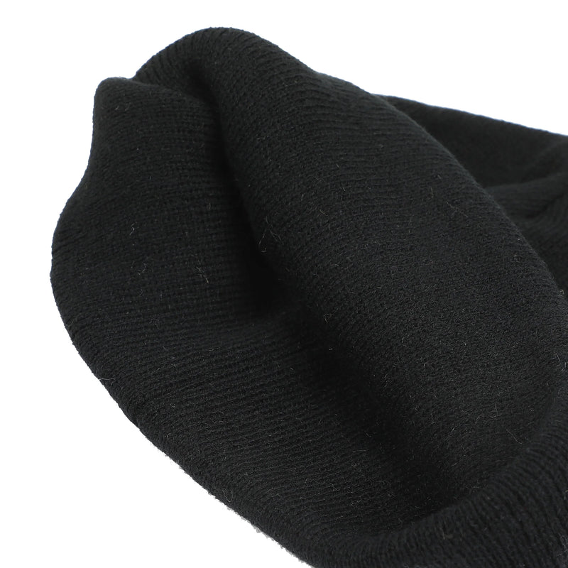 Star Wars Embroidered Logo Black Knit Cuff Beanie