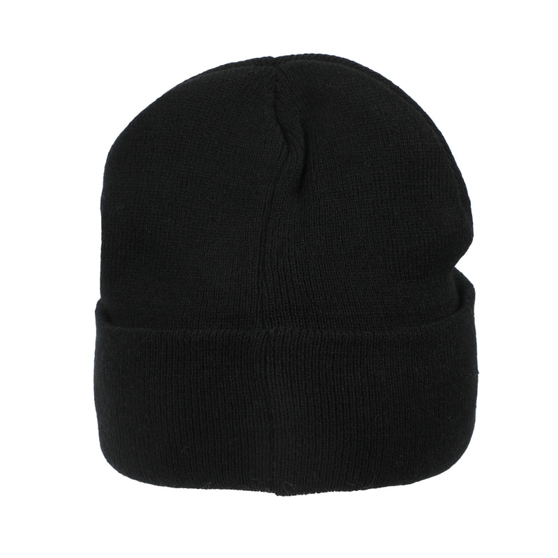 DC Comics Batman Logo Embroidered Black Cuff Beanie